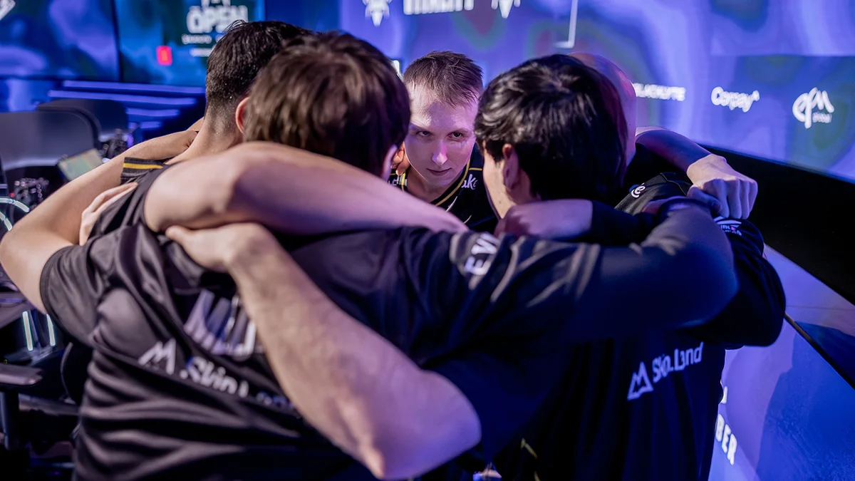 Team Vitality before game against The MongolZ @ BLAST Open Rotterdam 2026 Group Stage