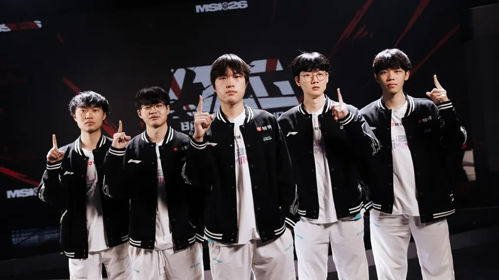 Bilibili Gaming @ MSI 2026 shoot